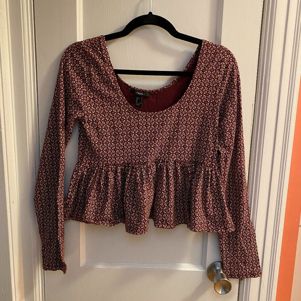Long sleeve top size large